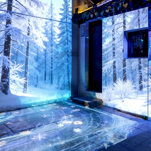Proyección de Video Mapping 3D en Exteriores con Iluminación de Paisaje Interactiva para Exhibición de Arte Digital - Product Image 1