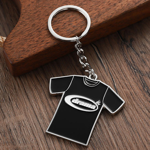 LLavero caliente diseño personalizado Metal aleación de zinc esmalte lindo llavero 2d 3D Logo letra marca ropa forma llavero al por mayor - Product Image 5
