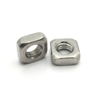 Écrou carré plat et fin M2 M2.5 M3 M4 M5 M6 en acier inoxydable 304 DIN562