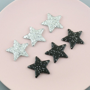 Brillante estrella de cinco puntas resina joyería llaveros COLLAR COLGANTE DIY resina accesorios para Decoración - Product Image 3