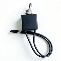 Interrupteur à bascule étanche pré-câblé SPST ON-OFF 20A 12V / 10A 24V DC pour bateau, yacht, camping-car, véhicule tout-terrain