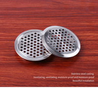 Diffuseurs d'air ronds en acier inoxydable Jinnate de 53 mm pour la ventilation de climatisation, grilles d'aération pour plafond