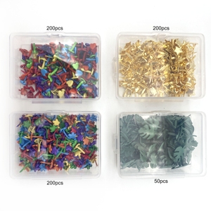 Hình Giấy Fastener Brad Kim Loại Thủ Công Mỹ Nghệ Cho Thủ Công Scrapbooking Và DIY - Product Image 4