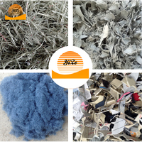 Machine de découpe automatique pour le recyclage des déchets textiles, broyeur de fibres de filet de pêche de grande taille