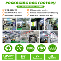 Sac à fermeture éclair refermable personnalisé sacs d'emballage alimentaire en feuille d'aluminium pour Sauce aux poivrons rouges anti-odeur