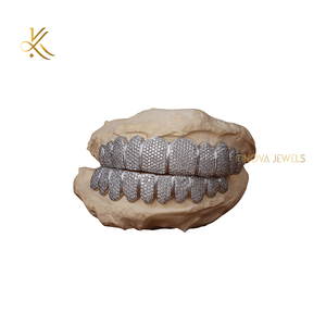 เพชรโมอิส925หรูสำหรับฟันสไตล์ฮิปฮอปที่ดูหนาและโดดเด่น - Product Image 2