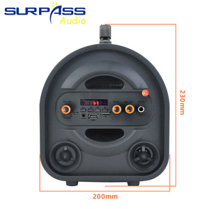 Haut-parleur Portable d'extérieur, caisson de basses de 6.5 pouces, 15W, télécommande, haut-parleur à dents bleues avec lumière LED - Product Image 5