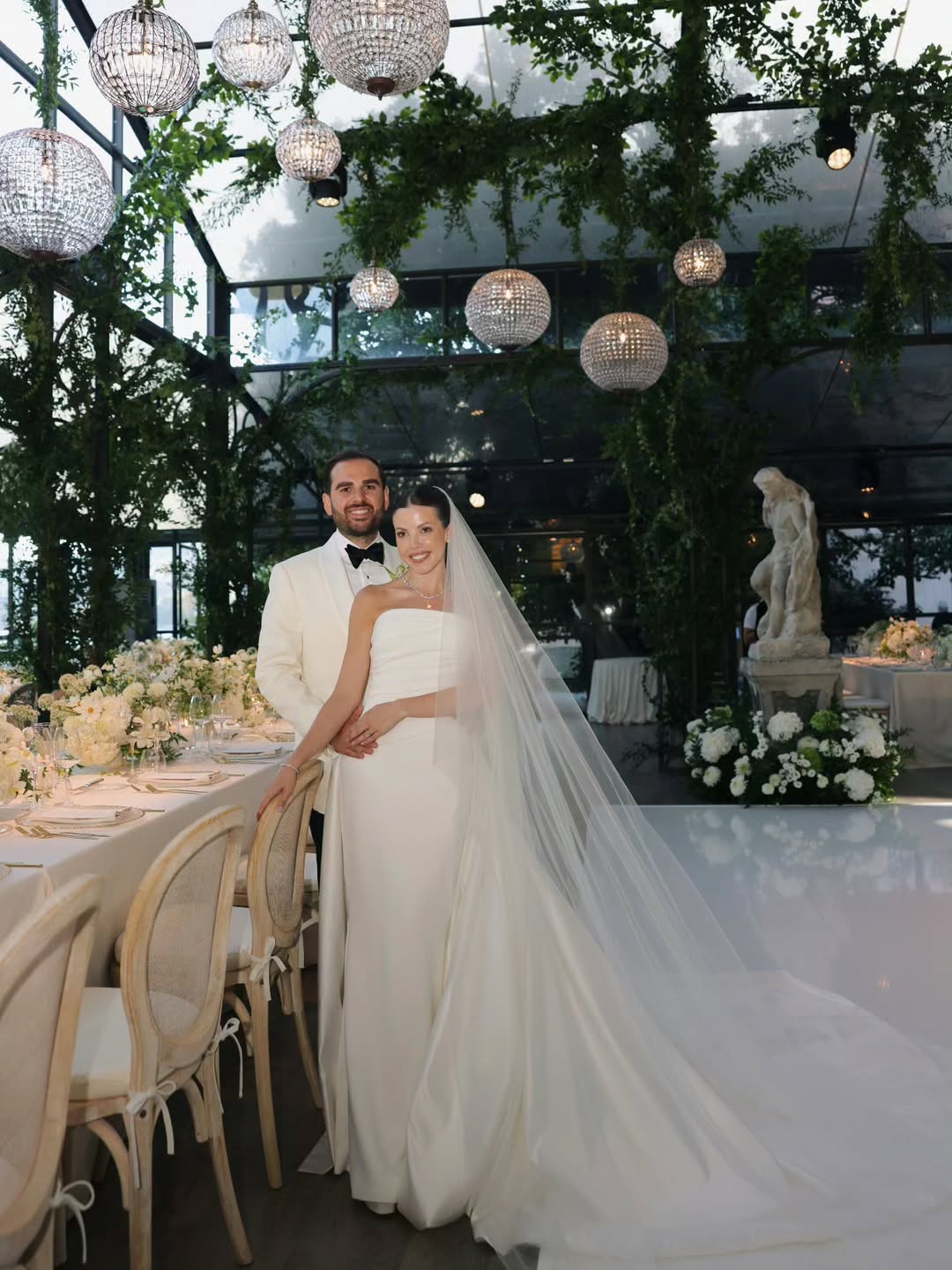 elegant minimalist bridal gown silk