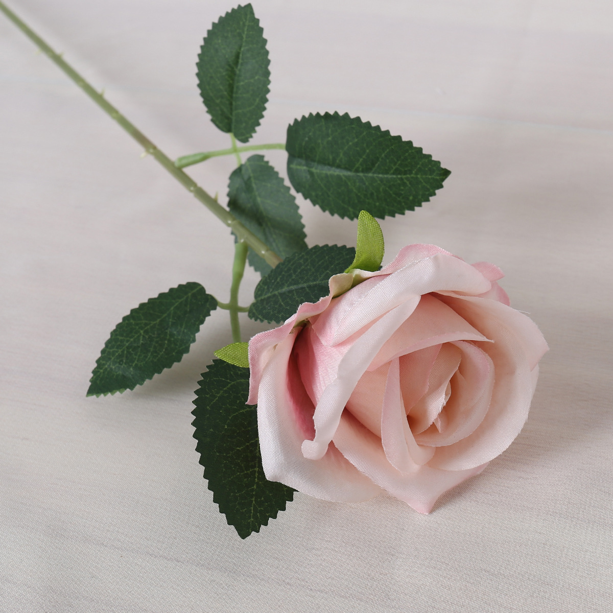 Rose light pink one-silk cloth