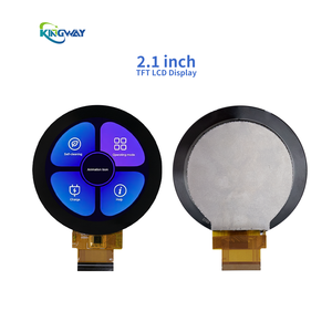 จอแสดงผลวงกลมแบบ IPS 2.1 นิ้ว ระบบสัมผัสแบบขนาน จอแสดงผลทรงกลมแบบ TFT LCD พร้อมแผงสัมผัส - Product Image 1