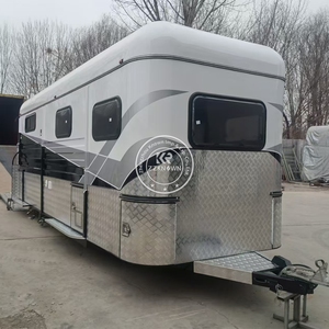 Remorque de transport pour 3 chevaux en fibre de verre de haute qualité 2025 avec service de restauration, norme australienne, luxe - Product Image 3