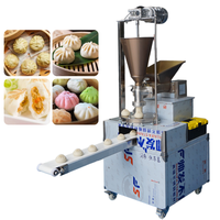 Machine commerciale de fabrication de Baozi, machine à Salapao, machine à pains vapeur pour pains ronds farcis thaïlandais, 3600 pièces/heure, 1,5 kW