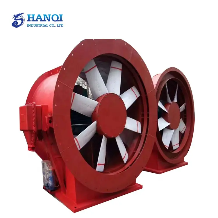 DK40/45 Coal Mine Explosion-Proof Axial Main Fan for tunnel mining big power mining tunnel fan