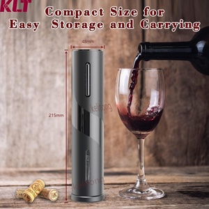 KLT Modern Design Electric Wine Opener Set 4 In 1 Rechargeable USB C Wine Opener With Pourer Stopper And <b>Cork</b> Cutter - Product Image 5