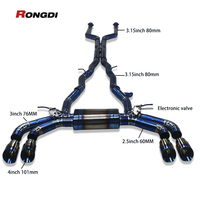 Tuyau d'échappement en titane pour BMW M5 F90 G90 M8 M850i 4.4T 2018-2023 OEM Valvetronic Exhaust Catback