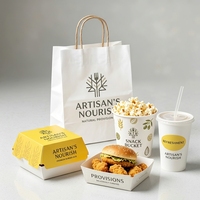 Großhandel Kundenspezifische Bedruckte Mitnahme-Lunchbox aus Kraftpapier für Fast-Food-Restaurants und Lieferungen