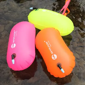 Equipamento salva-vidas inflável flutuante para bóia de natação, saco de PVC ecológico, equipamento salva-vidas