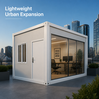 Maison préfabriquée de luxe moderne, maison modulaire personnalisable, panneau sandwich, maison portable, mini-maison