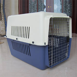 Porte-copie en plastique pour animaux de compagnie, nouvelle <span class=keywords><strong>Cage</strong></span> de <span class=keywords><strong>transport</strong></span> aérien, boîte de voyage, chenil, avec roue, 2 unités - Product Image 4