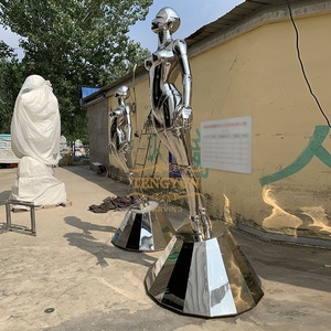 รูปปั้นหุ่นยนต์สแตนเลสสตีลสมัยใหม่ของฮาจิเมะ โซไรมะ งานสั่งทำพิเศษ มีจำหน่าย - Product Image 6