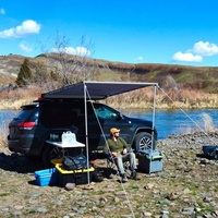 Auvent rétractable à 180 degrés pour camping-car tout-terrain, auvent de toit pour camping en plein air, auvent latéral pour 4x4
