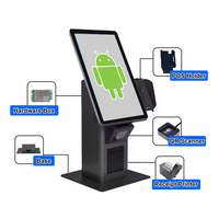 21.5 Usine De Bureau Android OS Lcd Terminal Kiosque Écran pour Restaurant Commande Paiement Centres Commerciaux