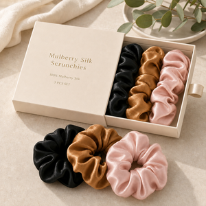 Vente en gros OEM de chouchous et bandeaux de luxe unis, design mode, pour enfants et femmes, pour les fêtes - Product Image 3