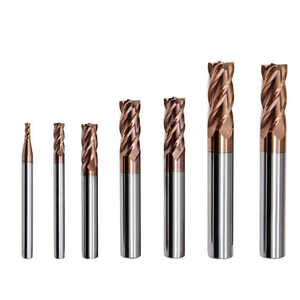 CNC carburo 2 flauta 3 flauta cónica bola nariz final molino para carpintería madera metal 2D 3D tallado bit <span class=keywords><strong>Tapper</strong></span> ballnose Flat endmill - Product Image 3