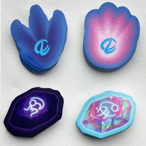 Custom Brand Logo Die Cut Vinyl Adhesive Logo Printing <b>Waterproof</b> Laptop Stickers Cartoon Custom Sticker <b>Labels</b> - Product Image 5