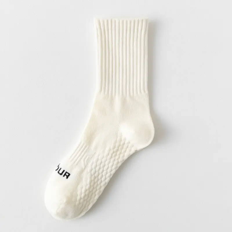 Nouvelle serviette d'été personnalisée en coton Chaussettes de basket-ball Chaussettes de sport en maille à absorption des chocs pour hommes