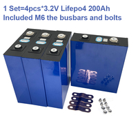 UBPPOWER baterai 3.2v 2002ah LiFePO4, baterai Lithium besi fosfat untuk mobil dapat diisi ulang
