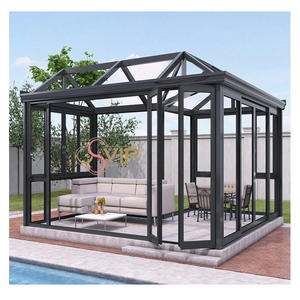 <span class=keywords><strong>Solarium</strong></span> trempé laminé triple véranda en aluminium véranda en verre - Product Image 6