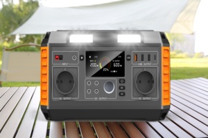 <b>Rechargeable</b> Mobile Outdoor EU AC Backup Emergency Home Solar MPPT Generator 230V Portable Station 500W Pure Sine US A6 & UC100 - Product Image 5