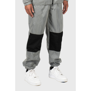 <span class=keywords><strong>Pantaloni</strong></span> Sportivi Riflettenti Argento da Uomo <span class=keywords><strong>con</strong></span> <span class=keywords><strong>Elastico</strong></span> in Vita, Lacci Riflettenti in Paracord e Polsini Riflettenti - Product Image 4