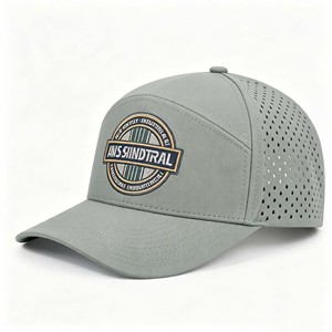 Casquettes personnalisées à 5 panneaux imperméables de performance avec logo personnalisé, fabriquées en Chine - Product Image 3