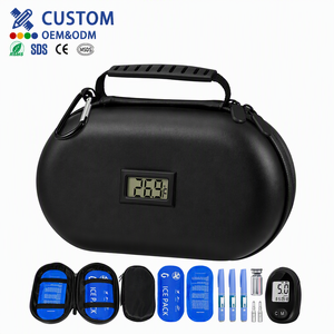 Bolsa Refrigerante para <span class=keywords><strong>Insulina</strong></span> con Logotipo Personalizado, Bolsa Refrigerante para <span class=keywords><strong>Insulina</strong></span>, Estuche de Transporte para <span class=keywords><strong>Insulina</strong></span> de Aluminio Duradero con Revestimiento de EVA + Cuero PU - Product Image 1