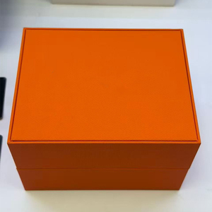 Coffret de luxe pour montre à un seul compartiment, marque Orange, emballage complet avec sac cadeau, carte et certificat, boîte en bois avec logo personnalisé - Product Image 6