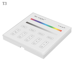 Xiaomi-variateur de lumière led intelligent, 4 zones, 2.4G, avec panneau tactile, 2 voies, télécommande pour <span class=keywords><strong>mi</strong></span> boxer et bande led <span class=keywords><strong>mi</strong></span> boxer - Product Image 1