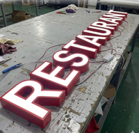 Letras de Canal LED 3D de Grado Comercial, Especificaciones Personalizadas para Fachadas de Tiendas