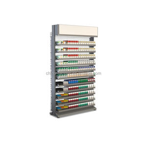 Zware Enkelzijdige Staande Gepoedercoate Metalen Sigaret Displaystandaard Met Acryl Pusher Voor Tabakswinkel <span class=keywords><strong>Display</strong></span> - Product Image 5