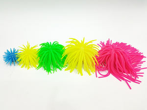 Décorations en silicone de boule d'oursin pour aquariums 6 couleurs décorations d'aquarium de simulation - Product Image 6