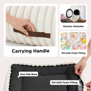 Fashion Memory Foam Luxury Dog Cat Sofa <strong>Beds</strong> Custom <strong>Pet</strong> <strong>Bed</strong> Cushion With Durable Zipper Removable Cover - Product Image 4