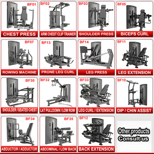 Machine de traction latérale haute <span class=keywords><strong>Brightway</strong></span> pour l'intérieur, équipement de fitness complet pour la force musculaire des pectoraux dorsaux, en plastique - Product Image 6