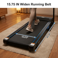 Faltbares Kommerzielles 120kg 2,0 PS LED-Display Sport-Laufband Fitness Elektrisches Laufband mit Armlehne