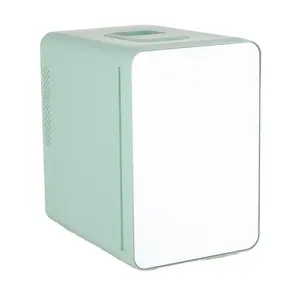 10L 2021 Hot Sale mini refrigerator Heating And Cooling small household cosmetics mini cooler with mirror