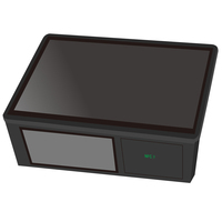 Tablette de point de vente android pos de 10.1 pouces caisse enregistreuse tout en terminal pos pour projet