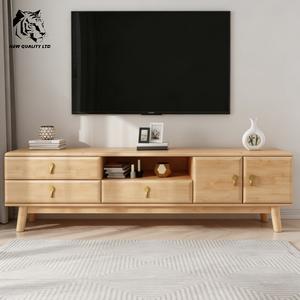 Venta directa de fábrica, mejor precio, personalizable, en stock, ecológico, nuevo diseño, mesa de TV, mueble de sala de estar, aparador de TV de madera - Product Image 1