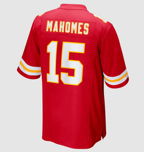 Camiseta de Fútbol en Oferta # 15 Mahomes # 10 Pacheco # Camiseta Roja de los Kansas City Chiefs para Hombre, Número 87 Kelce - Product Image 5