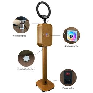 Fabricant professionnel Fournisseur de coques de photomaton <span class=keywords><strong>en</strong></span> bois grainé Photomaton de fête pour <span class=keywords><strong>iPad</strong></span> <span class=keywords><strong>Pro</strong></span> Air et appareil photo reflex numérique - Product Image 5