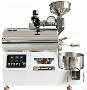 Torréfacteur à café industriel d'origine usine en acier inoxydable, machine à torréfier les grains de café, équipement de torréfaction pour barista - Product Image 1